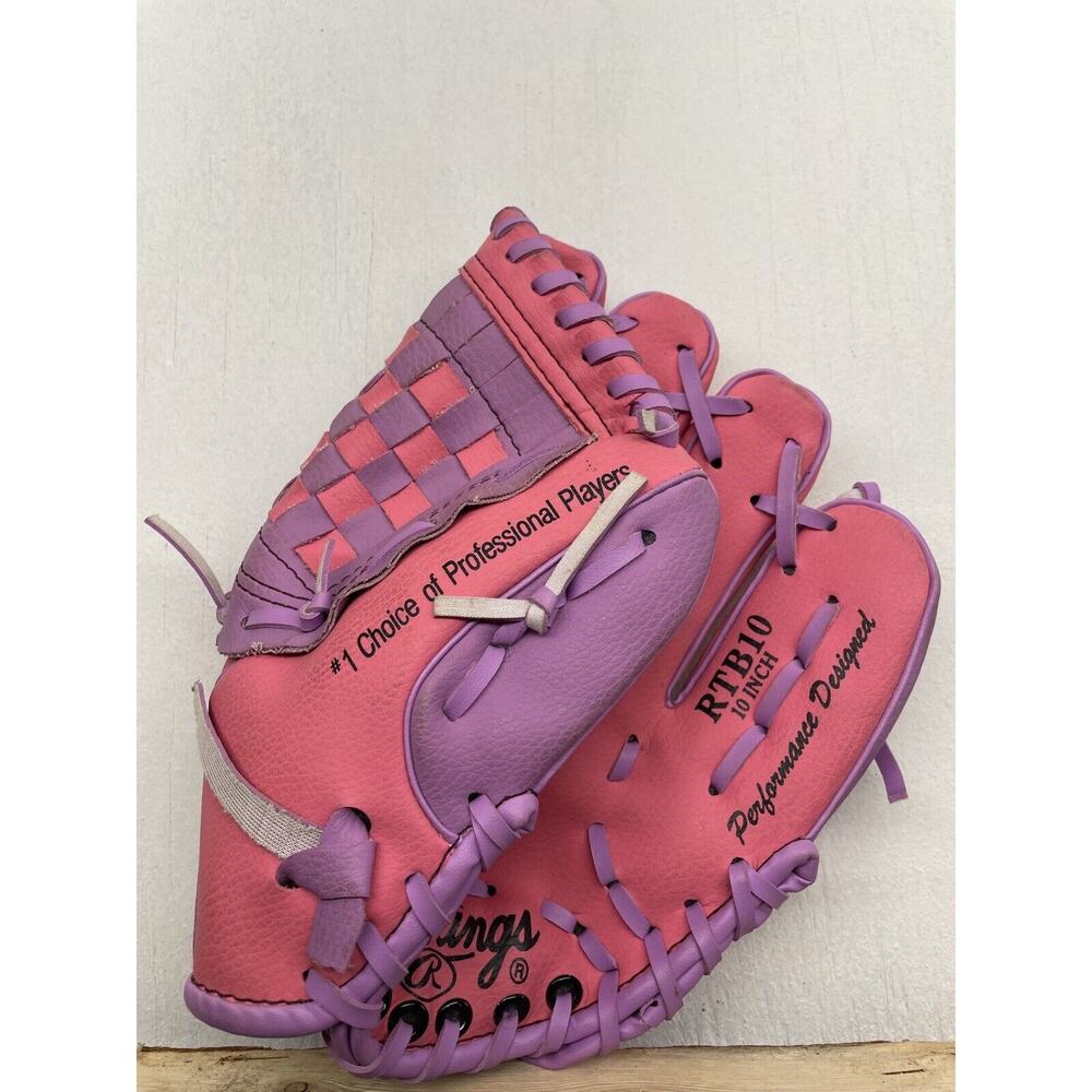 PINK rawlings players series RTB10 10 inch performance designed baseball glove